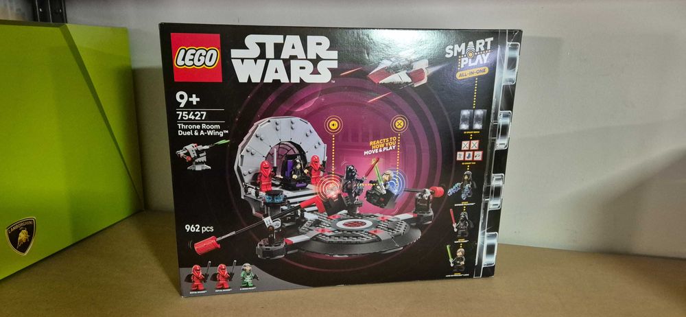 LEGO Star Wars 75427 SMART Play Pojedynek w sali tronowej i A-Wing
