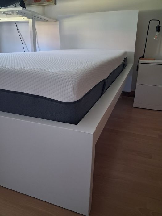 Cama solteiro com colchão EMMA