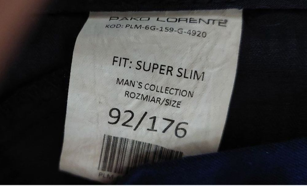 Garnitur męski slim fit