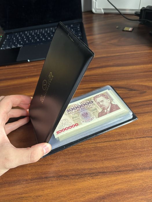 Klaser banknoty PRL UNC zestaw