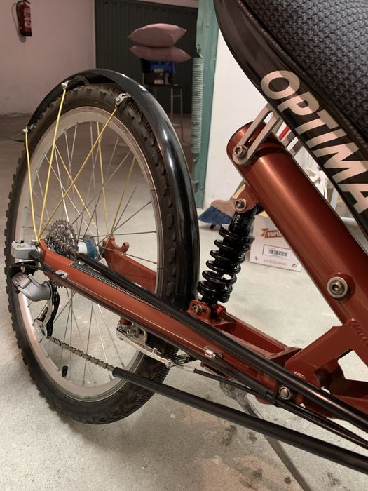 Bicicleta reclinada raro