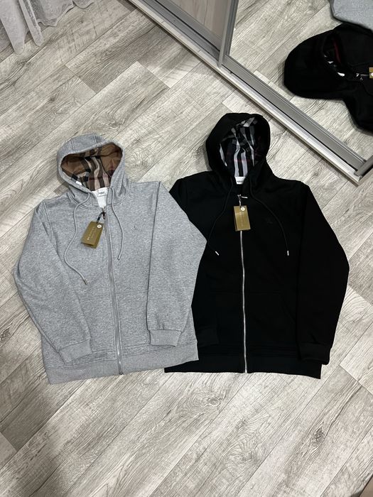 Зіп худі Burberry , зіп худі барбері , черная зипка барбери