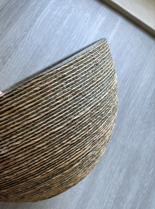 Taça Decorativa Artesanal em Corda Envernizada – Peça Única