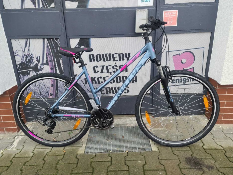 Używany ROWER KELLYS CLEA 10 GREY PINK rama M 19'' Jak nowy. DAMKA