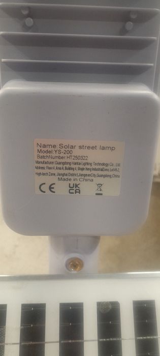 Lampa solarna duża