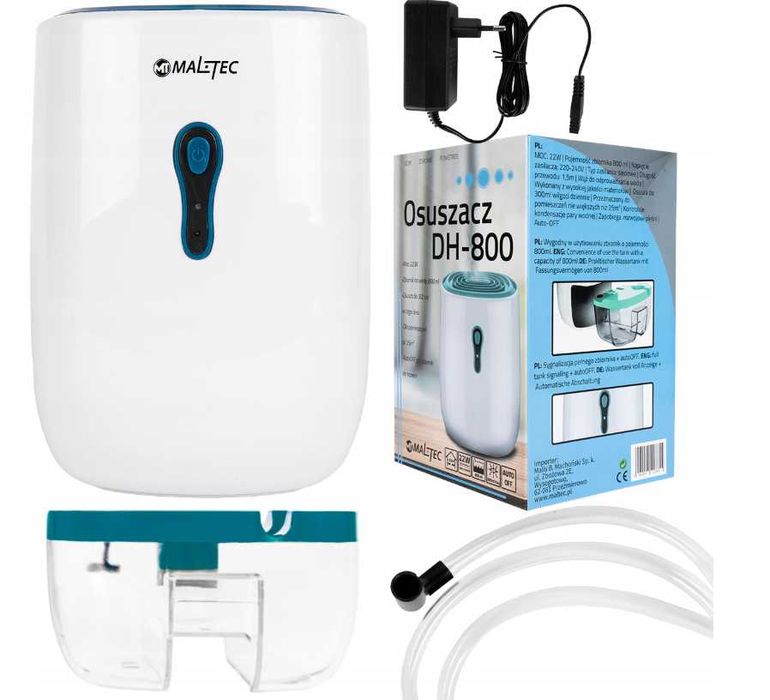 Wydajny Osuszacz Powietrza Pochłaniać Wilgoci Cichy Maltec - WYPRZEDAŻ