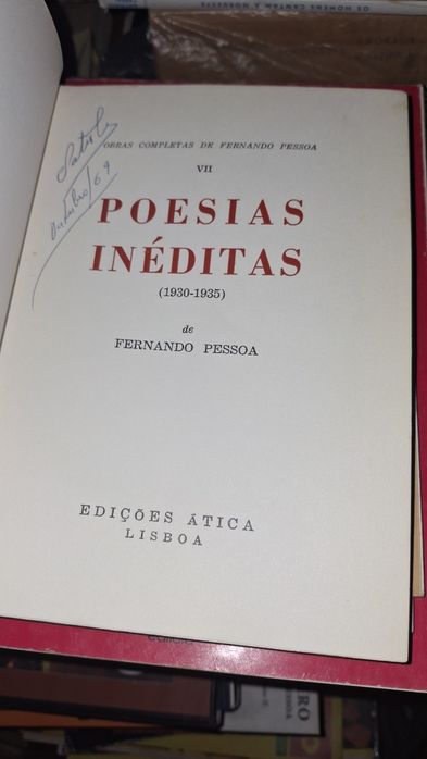 Fernando Pessoa poesias inéditas atica