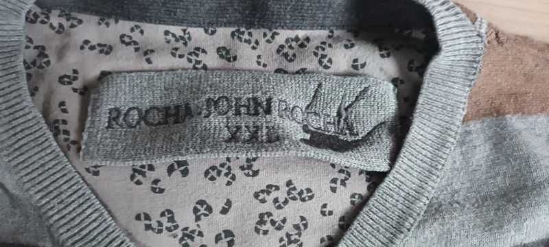 Sweter w paski męski XXL