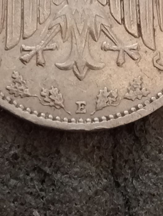 1 рейхсмарка 1939р.  "Е"