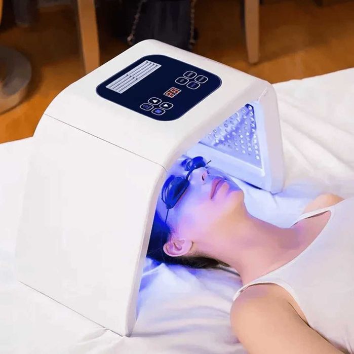 Cabine Fototerapia LED como nova, montada para demonstração