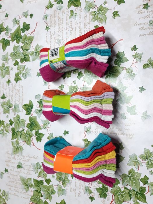 Meias menina, 14, 28 ou 42 pares tamanho 23/26