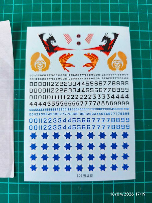 1:72 Scale Modeling Kits - Military Aviation Decals