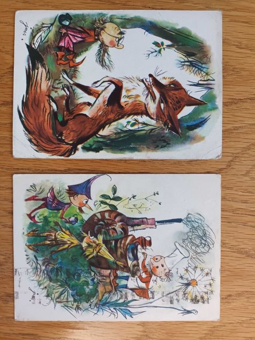 J.M. Szancer pocztówki 9 sztuk