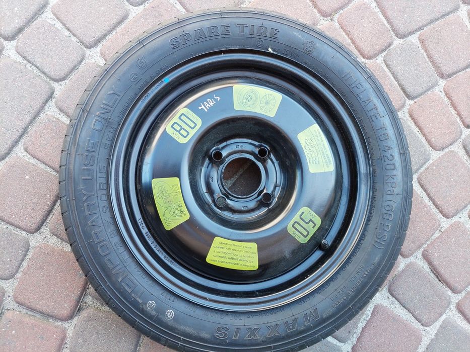 Kolo dojazdowe Yaris