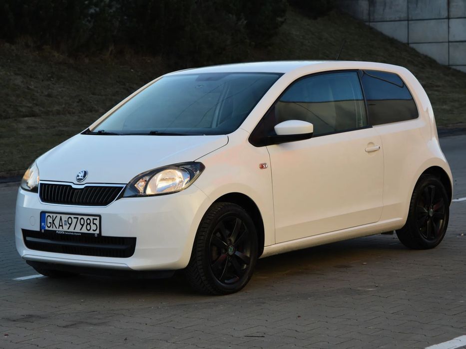 Skoda Citigo 1,0 Benzyna 75KM 2012r Polski Salon Serwis ASO Bezwypadkowy Zadbany