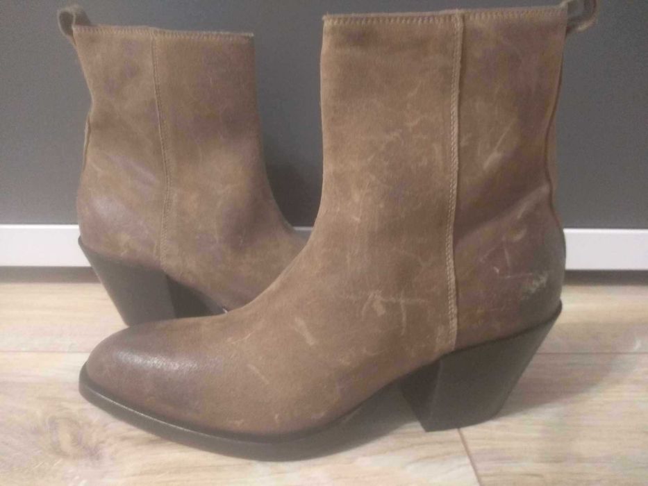 Strategia botki włoskie 38 vintage boots jak nowe