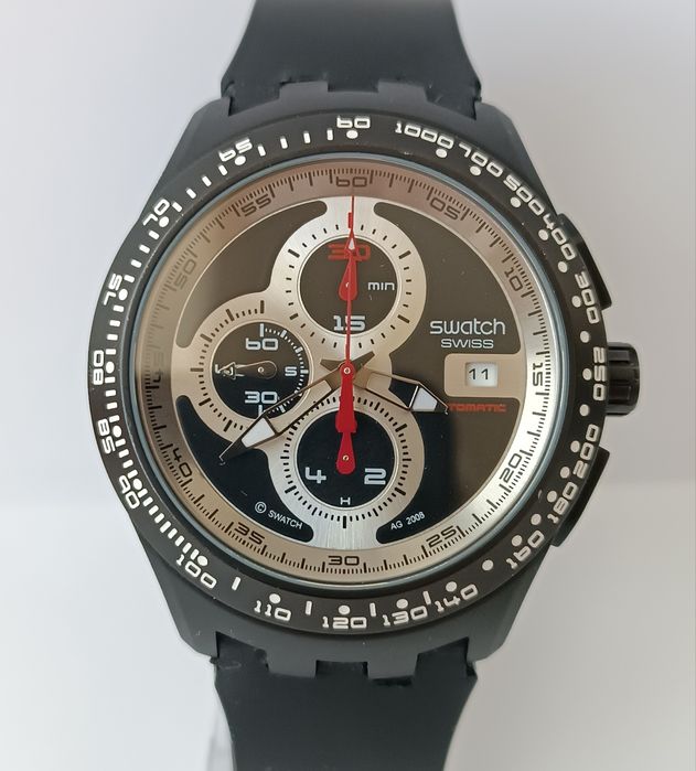 Швейцарський механічний хронограф Swatch automatic