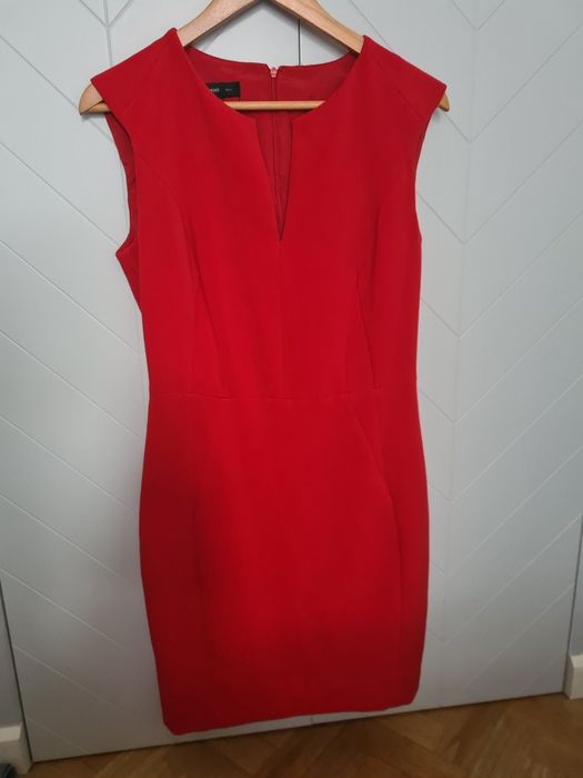 Elegancka sukienka Mango czerwona S/M