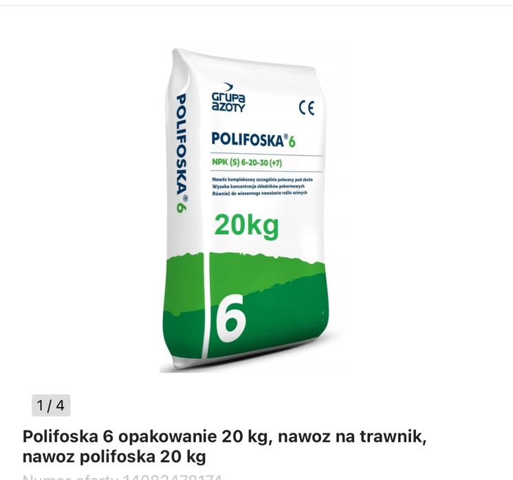 Polifoska 6.  20kg