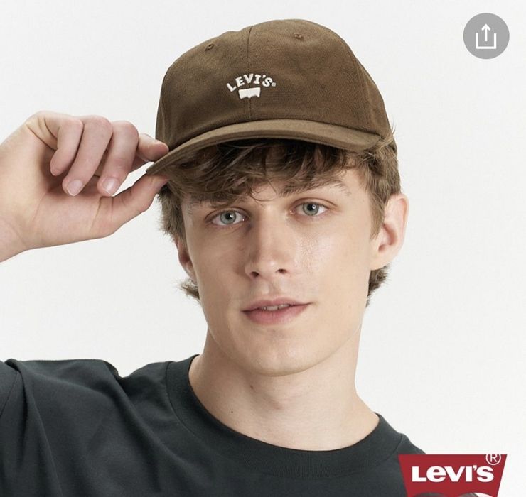 Котоновая кепка Levis бейсболка Levi's оригинал! мужская новая