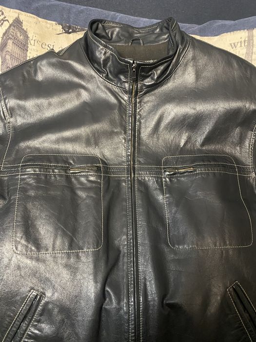 Шкіряна куртка чоловіча