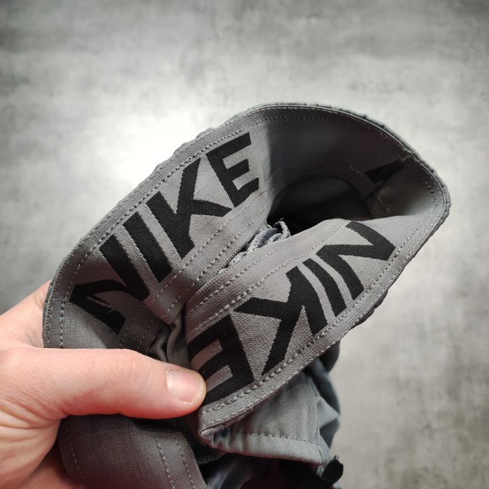 MĘSKIE Dresy Sportowe Spodnie Joggery Dri-Fit Nike Szare Logoo Active