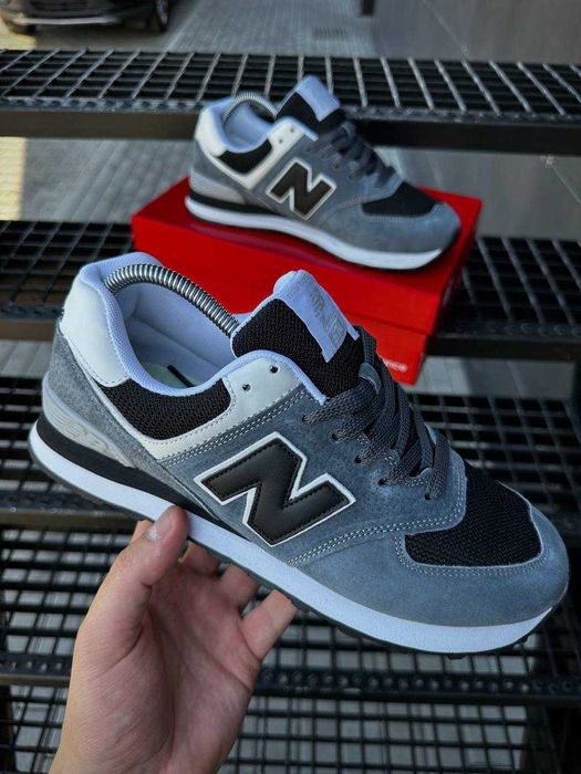 !ХІТ! Кросівки New Balance 574 Grey Black 40 41 42 43 44 45 нью беленс