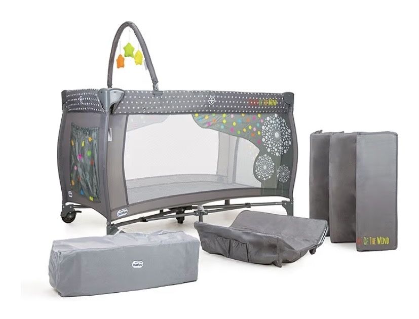 Cama de viagem com troca fraldas ASALVO