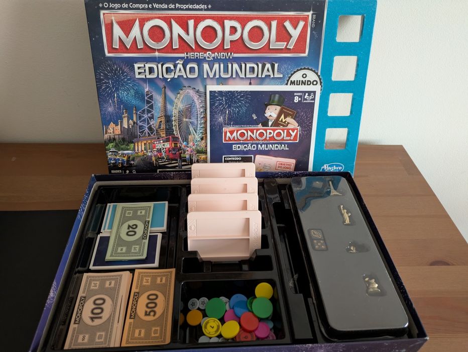 Jogo Tabuleiro - Monopólio Edição Mundial da Hasbro