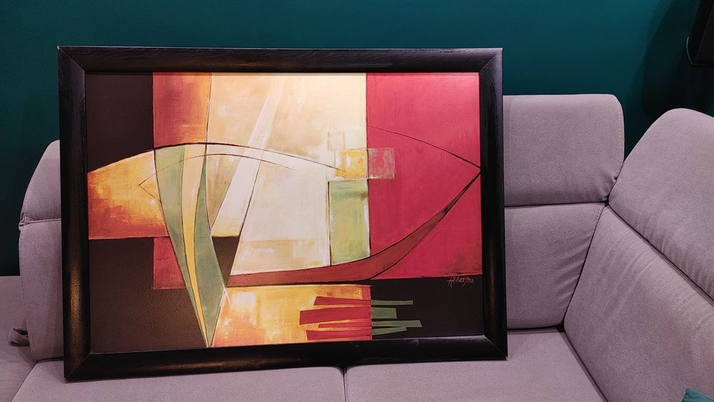 Obraz czarna rama 100 cm x 70 cm