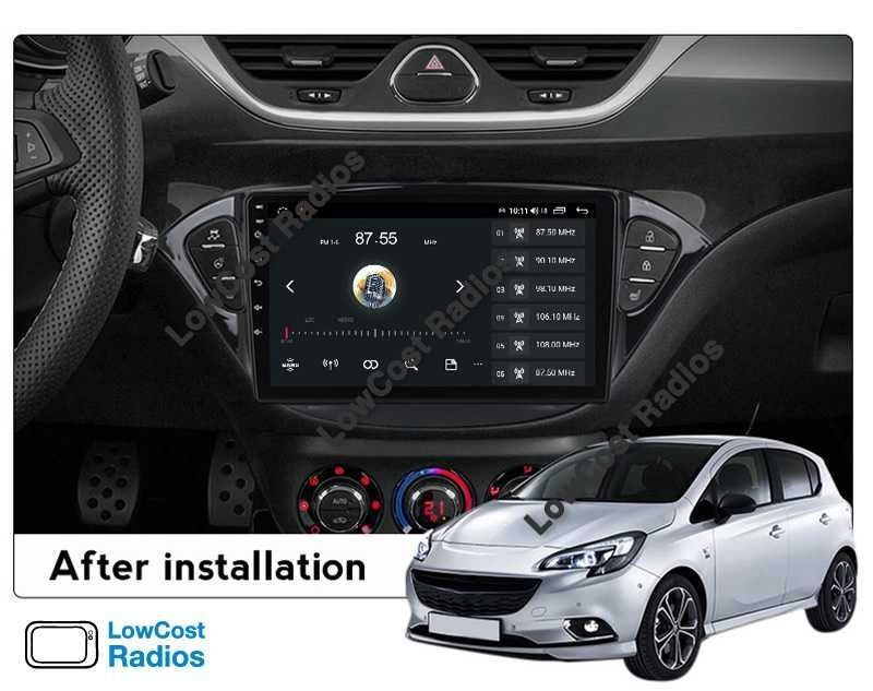 Auto Rádio 9' OPEL CORSA E | GPS ANDROID Bluetooth USB APPS WIFI