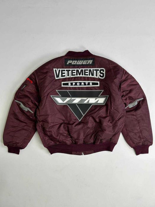 Vetements Alpha Industries MA-1 Bomber бомбер пуховик куртка S M L XS