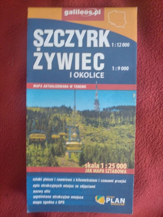Szczyrk, Żywiec i okolice mapa