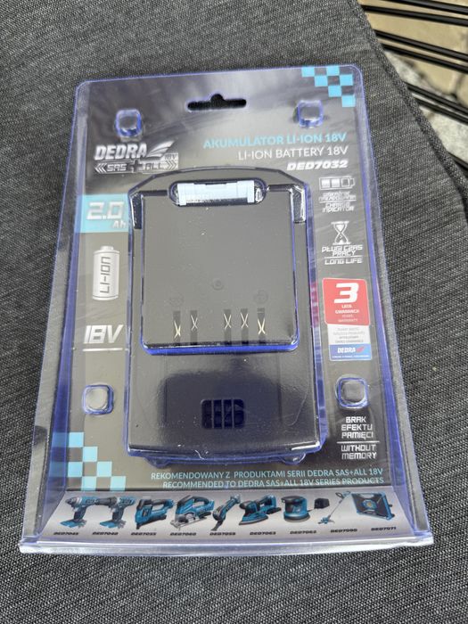3 nowe akumulatory DEDRA