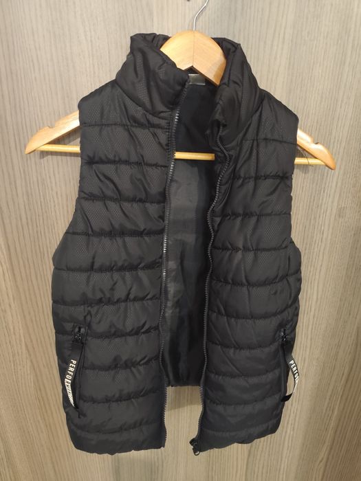 Kamizelka 146 czarna jak nowa
