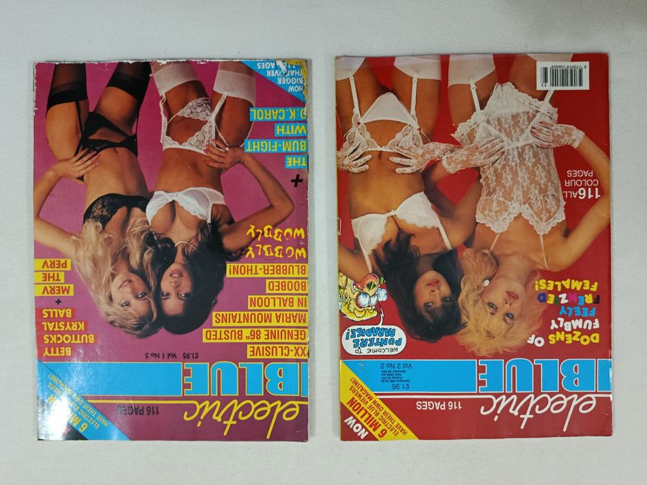 6 Revistas ELECTRIC BLUE (sexo/erotismo)