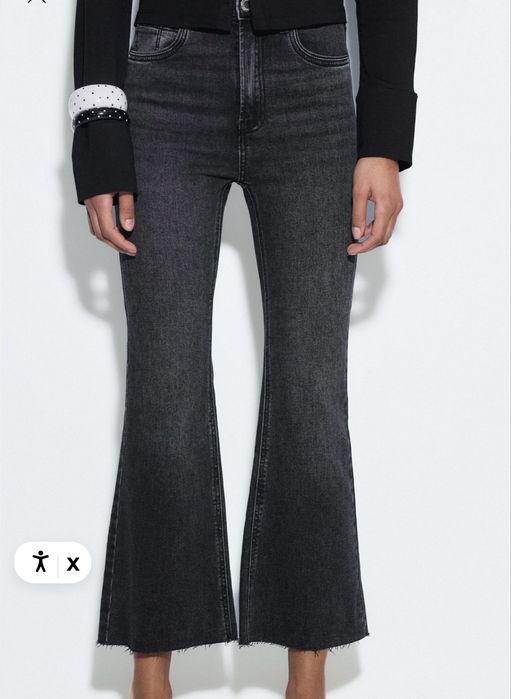 Джинси stradivarius, cropp, кльош на низький зріст