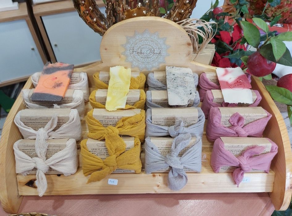 Expositor para sabonetes