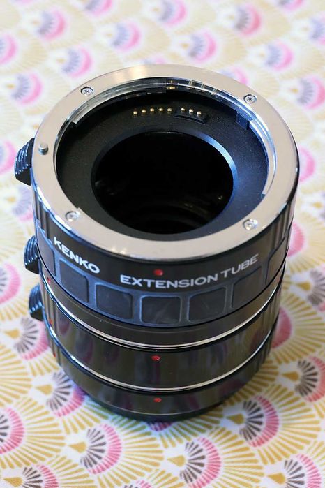 Tubos de extensão Kenko (36 + 20 + 12mm) para objectivas Canon EF