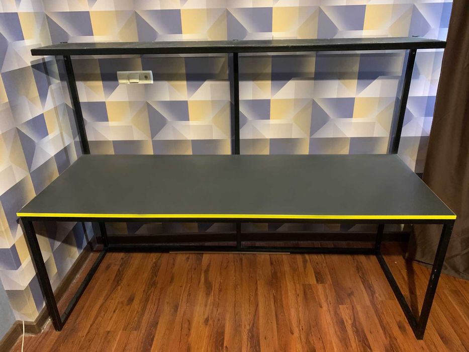 Стіл 2м. МЕТАЛ! ЛОФТ Великий Геймерский Компютерний ЯКІСНИЙ. В ІДЕАЛІ!