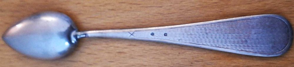 Colher de café em prata Javali