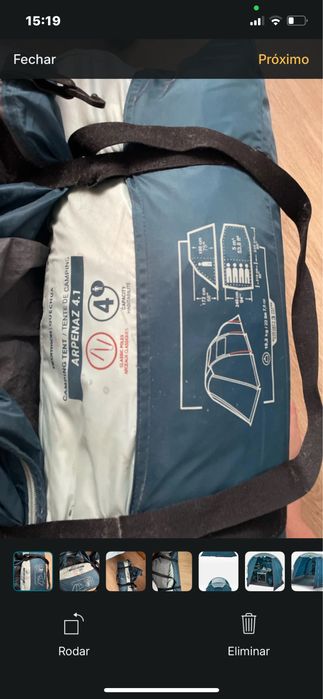 Tenda para 4 pessoas decatlhon