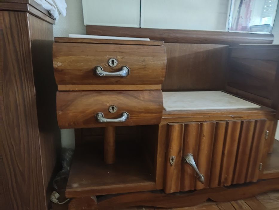 Toucador Art Déco com espelho