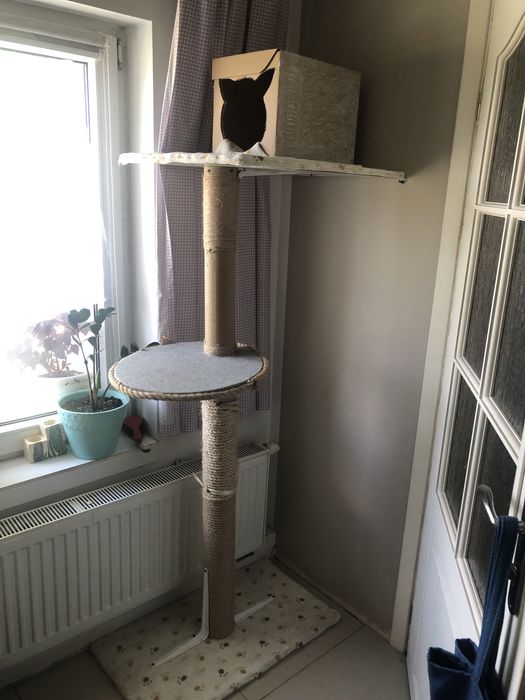 Drzewko, domek, drapak dla kota ,legowisko,drewniany .