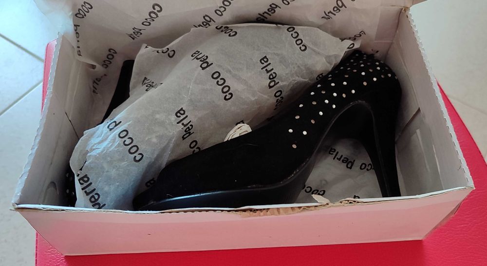 Sapato de salto alto "Coco Perla" Preto T 36 NOVO
