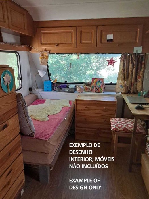 Caravana FENDT 6 m – Seca, acolhedora e pronta a habitar – 2400 €