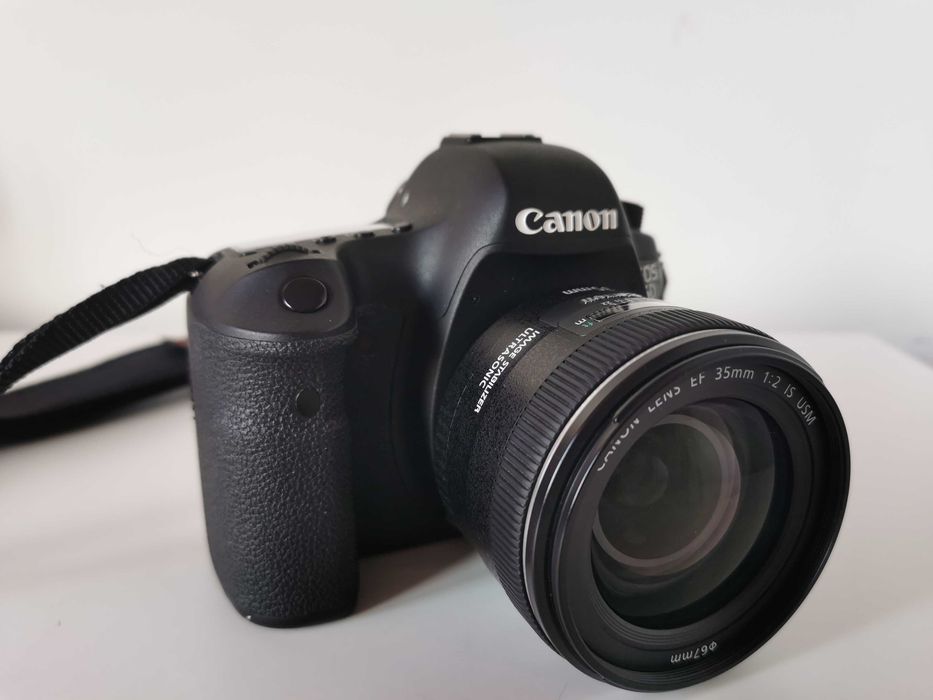 Canon 6D + Canon 35mm f/2 IS USM, 20tys, jak nowe, torba, pełen zestaw