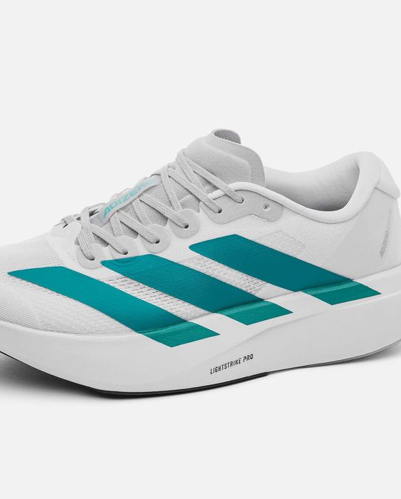 Чоловічі кросівки Adidas Adizero Evo SL "White/Green" Розміри 41-45