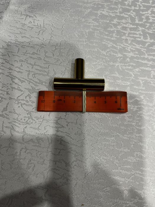 Uchwyt meblowy T reling do szafek złoty 5cm