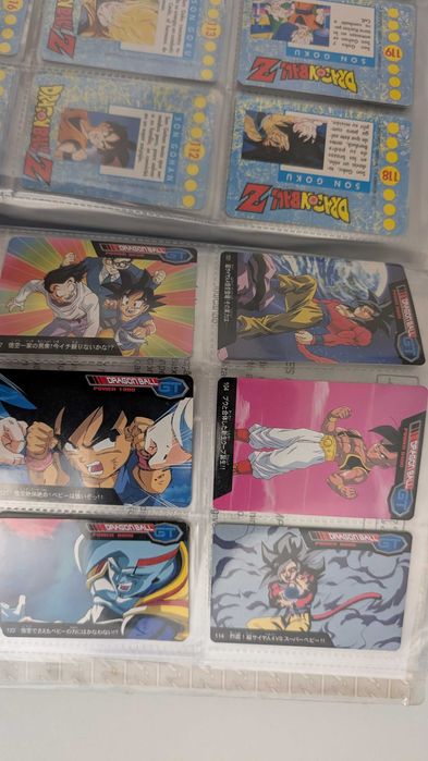 Caderneta COMPLETA Dragon Ball Z Cards, Panini (+ memorial photo e GT)